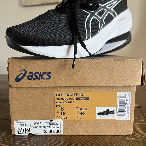 MENS ASICS GEL EXCITE 10 ATHLETIC SHOE - Picture 3 of 5